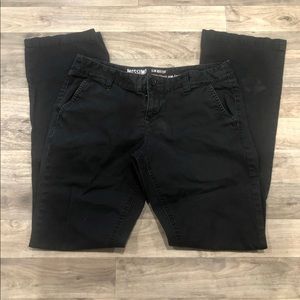 Mossimo supply co slim boot cut black pants size 9